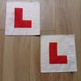 Motorcycle Standard Size Learning Fabric Pair of  Learning Plates Image 4