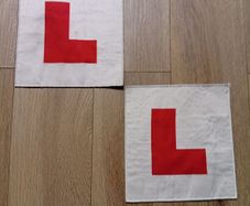 Standard Fabric Learner Pair of L Plates