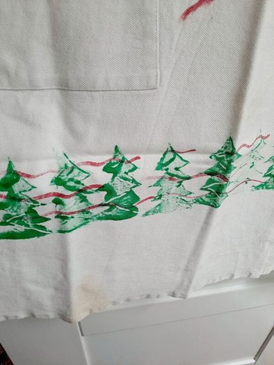 2026 Vintage Italian Christmas apron
