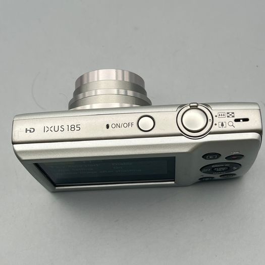 Canon IXUS 185 20MP Digital Camera Silver - Boxed - Full Kit