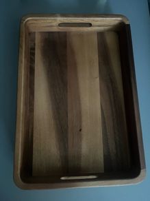 Acacia Wood chopping Cutting Board tray with Handles