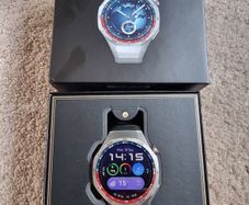 Huawei GT5 Pro Titanium with Titanium watch strap