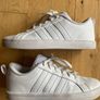 white adidas trainers size 4 Image 2