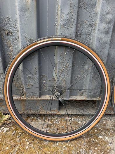 Carbon style 700c rim brake wheels