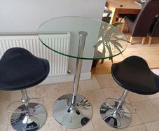 Glass High Coffee Table