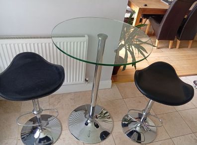 Glass High Coffee Table