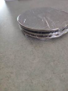 Set of 3 Silver plated Coasters