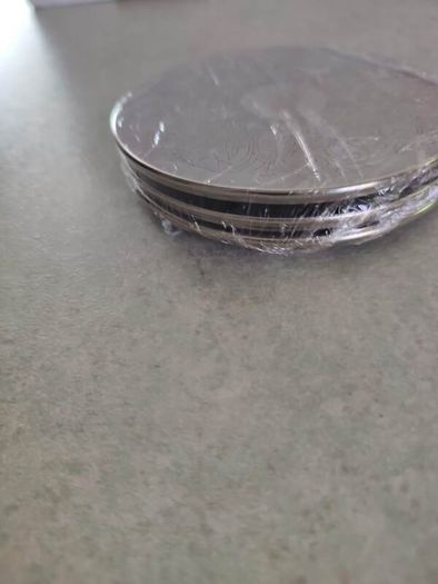 Set of 3 Silver plated Coasters