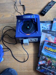 Premium Official Nintendo GameCube Bundle and WaveBird Wireless DK Bongos with Mario kart Double Dash
