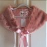 Rosie Fox  Faux Fur Pink Stole Image 2