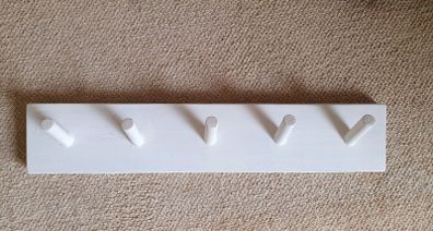 White Shaker hanging rack genuine wood