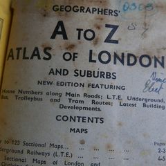 VINTAGE Geographer's A to Z; Atlas of London