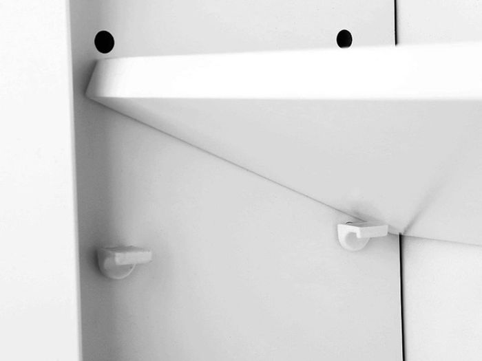 Bathroom Wall Cabinet, Cupboard with Mirror, 3-Door Storage Cabinet, 60 x 15 x 55 cm, with Adjustable Shelf, Modern, White (FREE POSTAGE)
