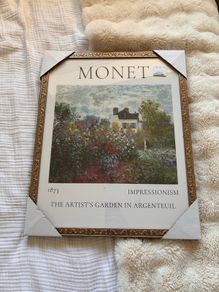 Never hung up monet picture