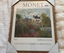 Never hung up monet picture