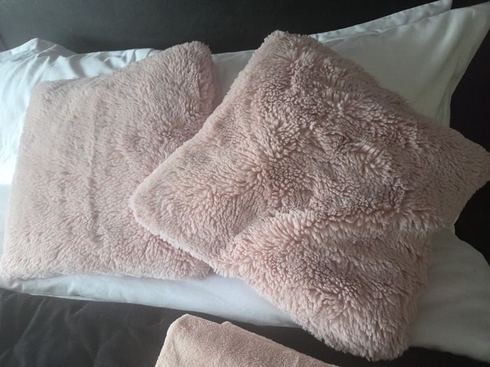 Curtains, cushions and throws