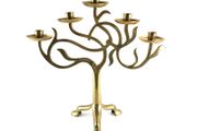 Mid century brass candelabra