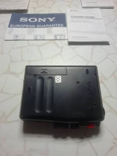 Sony TCM-323 Cassette Corder boxed Tape Recording Walkman Tested Working
