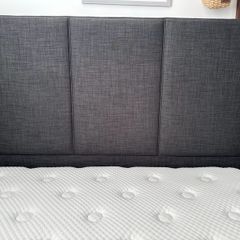 Double Bed with storage and Firm Mattress