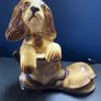 Vintage Large Italian Porcelain Figurine 'Dog in Boot' Image 2