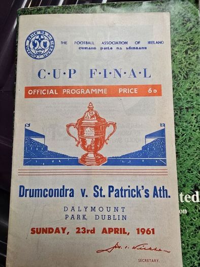 league of ireland old programmes