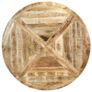 Dining Table Round 150x76 cm Solid Mango Wood Image 8