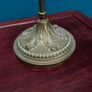 19th C. brass Student's lamp with glass fluted shade Image 4