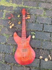 Musical metal wall hanging free postage