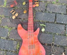 Musical metal wall hanging free postage