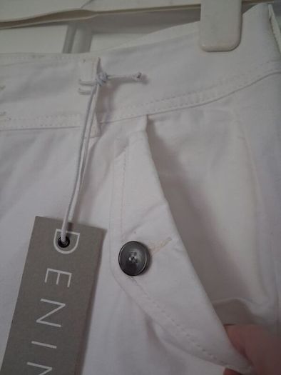 Mint Velvet Jeans Trousers - Ivory White - Size 12R - BNWT RRP 119