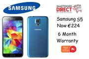 Samsung Galaxy S5 White &amp; Blue - 16GB - Unlocked - Warranty