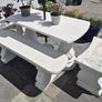 Concrete Garden Table and Benches Image 3