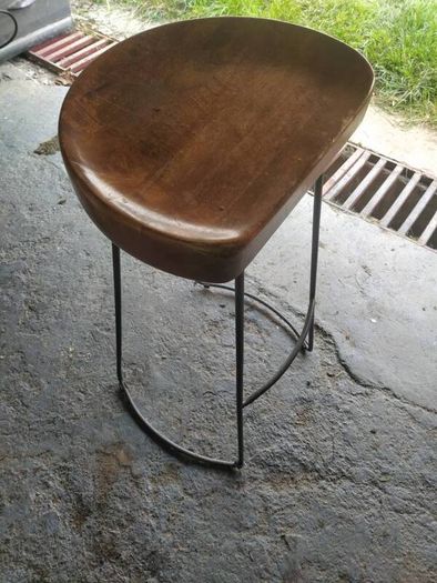 Industrial style tall stool 40 for 2