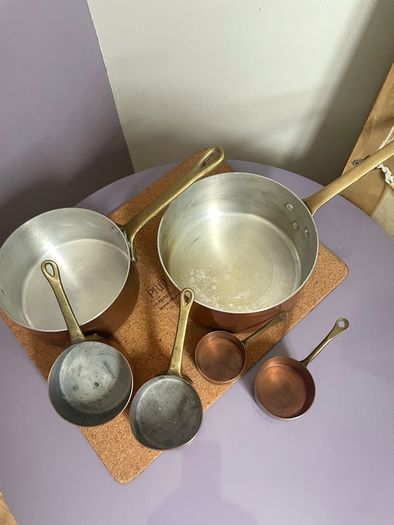 Copper pots