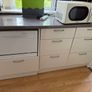 Kitchen cupboards worktop and drawers Image 8