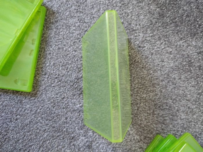 Xbox 360 Green Plastic Game Cases