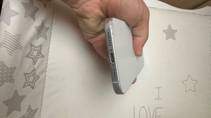 White iPhone 15 plus