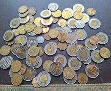 A Lot of 415 grams coins from Ethiopia (1977-)
