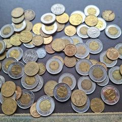 A Lot of 415 grams coins from Ethiopia (1977-)