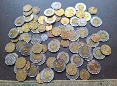A Lot of 415 grams coins from Ethiopia (1977-)