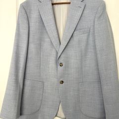 M&S Men's Single Breasted Blue Blazer Suit Jacket. Size 44in (Regular Length) - New