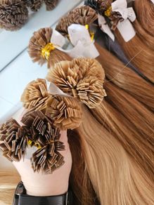 Human hair extensions