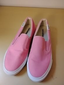 Converse pink slip ons size 3