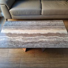 Marble coffee table