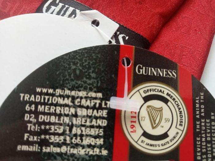 New Guinness Tie Silk