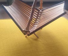 Mid Century Modern Bamboo and teak Fruit Basket