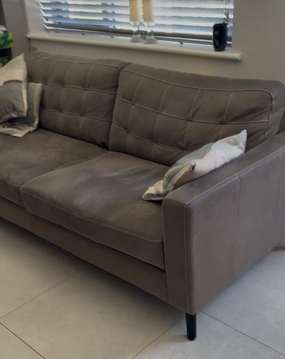 Grey 3 seater Couch
