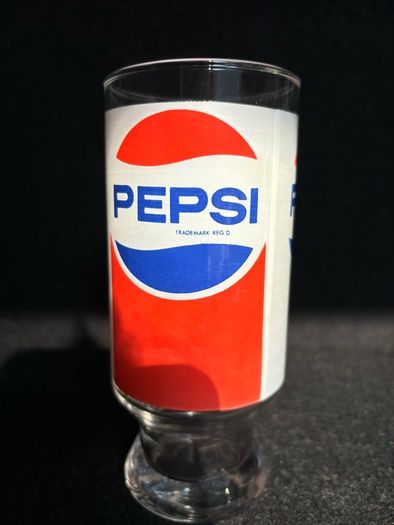 Vintage Pepsi Cola Glass
