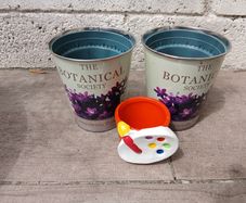 3 x small plant pots
