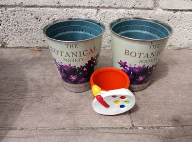 3 x small plant pots